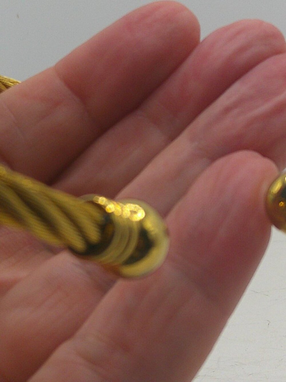 Goldtone Rope Wrap Bracelet - Picture 5 of 6